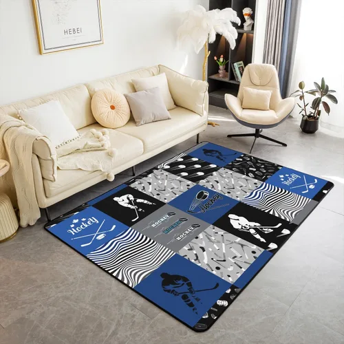 Vista 13 de Erosebridal Alfombra de área de fiesta de bolos para niños y niñas, alfombra de sala de estar de 3 x 5, alfombra con marco de agua y fuego