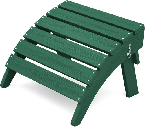 Vista 11 de KINGYES Otomana Adirondack plegable para silla Adirondack, Aruba