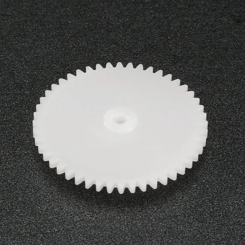 Vista 3 de uxcell Engranajes de plástico 56 dientes modelo 562A engranaje de reducción engranajes de gusano de plástico para RC coche robot motor