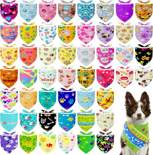 Vista 14 de 50 pañuelos para perro para el día del padre, a granel, grandes, XL, XXL, XXXL