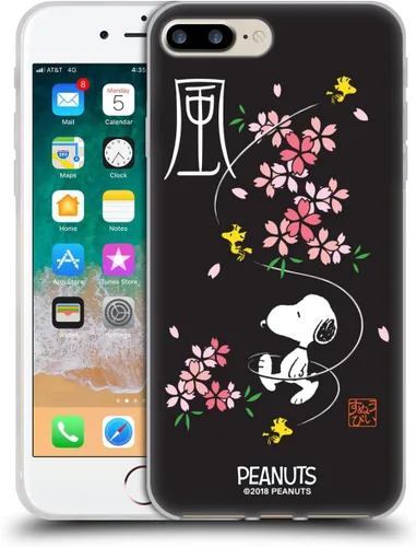 Vista 362 de Carcasa de gel para iPhone 7 Plus/iPhone 8 Plus, diseño de Snoopy Oriental de Peanuts, Badges