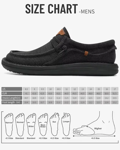 Vista 6 de Zapatos anchos para hombre Zapatos sin cordones Zapatos mocasines para hombre Zapatos de senderismo para hombre