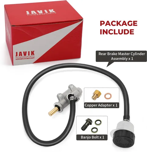 Vista 7 de 1910301 1910311 Cilindro maestro de freno trasero compatible con Polaris Sportsman Magnum Scrambler Trail Blazer Trail Boss Diesel Worker Xpedition