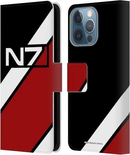 Vista 17 de Head Case Designs Funda de piel con licencia oficial de EA Bioware Mass Effect Cerberus Logo Graphics tipo cartera compatible con Apple iPhone 11