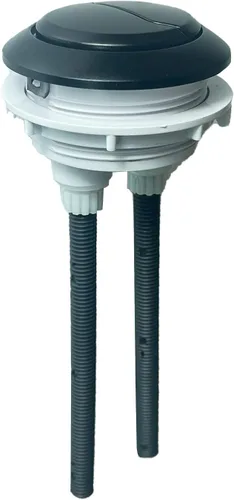 Vista 8 de WinZo Botón redondo universal del inodoro para el agujero del tanque con las piezas de repuesto del diámetro 157.5 ft m Chrome
