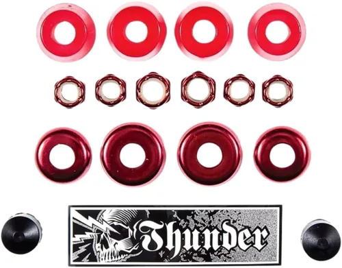 Vista 2 de Thunder Trucks Red Rebuild 90Du - Kit de herramientas para monopatín (predeterminado, rojo)