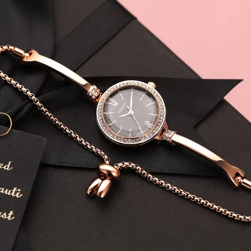 Vista 8 de Relojes para mujer, pulsera con esfera de moda, reloj de pulsera de cuarzo, ovalado, cuadrado, redondo, mini reloj impermeable para mujer, regalos