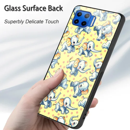 Vista 255 de Funda para Motorola Moto Edge 2022, cubierta trasera de vidrio templado con protector de pantalla, funda protectora a prueba de golpes para Motorola
