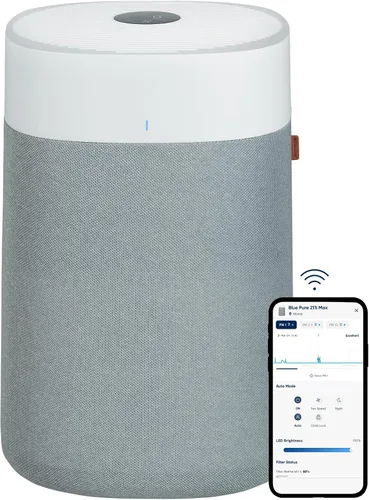 Vista 2 de BLUEAIR Purificador de aire para el hogar grande, dormitorio y habitaciones pequeñas - Limpiador HEPASilent para mascotas, alergias, polvo y virus