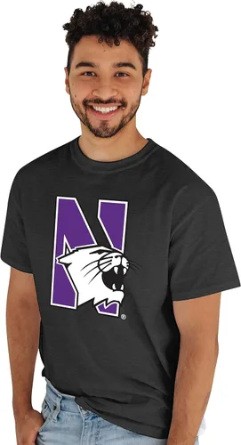 Vista 68 de Blue 84 Camiseta NCAA para hombre, icono de color del