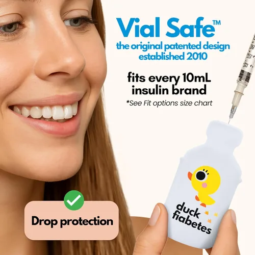 Vista 3 de VIAL SAFE™ Funda protectora de viales de insulina Protector de botella de insulina seguro y cubierta para viales de 0.3 fl oz Compatible