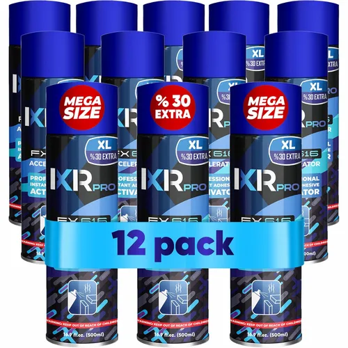 Vista 11 de ixirpro CA Glue Activator Spray (2 x 16.9 oz) – Acelerador de Super Pegamento para unión instantánea Activador de cianoacrilato de secado rápido