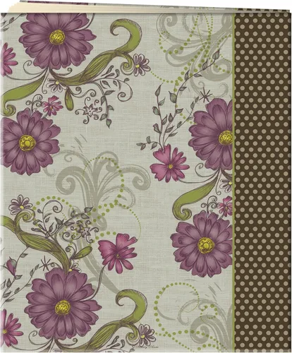 Vista 2 de Pioneer Photo Albums Álbum de recortes XL de 50 páginas beige (25 hojas), Berry Blossoms