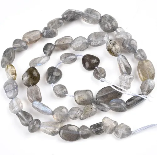 Vista 9 de HAAMIIQII - Cuentas sueltas de cristal de amatista púrpura natural de 5-8 mm, pequeñas, irregulares, en forma libre, pulidas, para hacer joyas, 38
