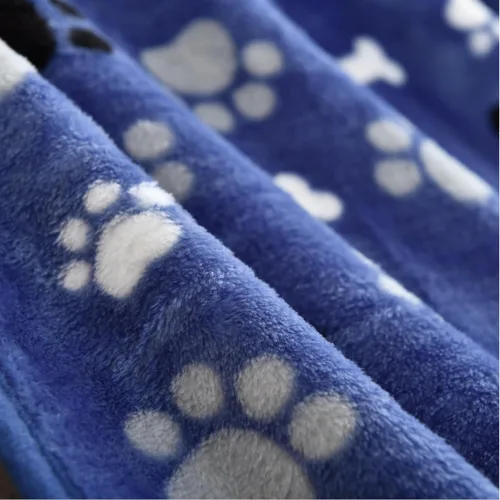 Vista 4 de Manta Impermeable para Perros, Estampado de Patrón Súper Suave Cálida Esponjosa Toallita Protector de Sofá Coche Cama, A Prueba de Orina Lavable