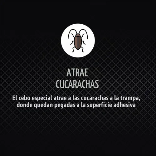 Vista 6 de Roach Motel Traps 2 unidades, no contiene pesticidas, oculta insectos muertos