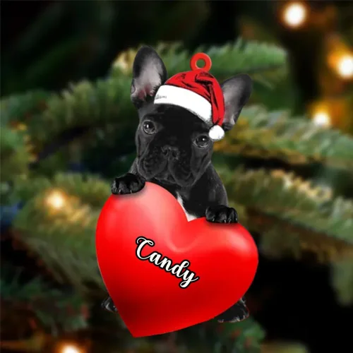 Vista 148 de Adornos de Navidad personalizados para perros, nombre personalizado, adorno de Malamute de Alaska, adornos acrílicos, regalos de Navidad, amantes