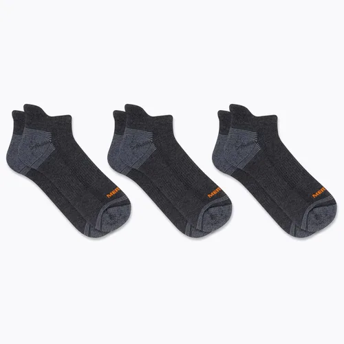 Vista 25 de Merrell Paquete de 3 calcetines de senderismo para mujer (pestaña de corte bajo/cuarto/tripulación)