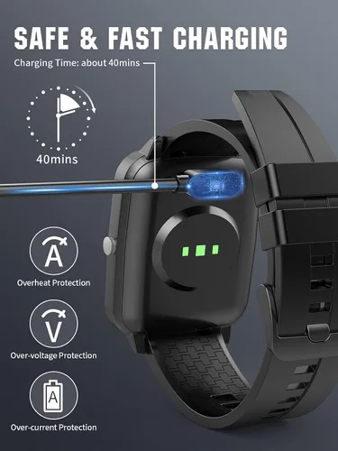 Vista 4 de Cargador de reloj inteligente TiMOVO compatible con YAMAY Letsfit