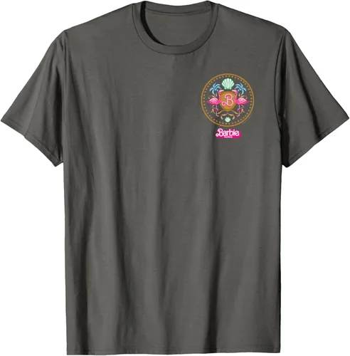 Vista 39 de Barbie The Movie - Camiseta Flamingo Crest Negro