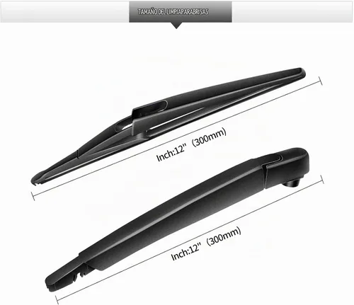 Vista 3 de Limpiaparabrisas trasero y brazo para Nissan Pathfinder 2013-2020