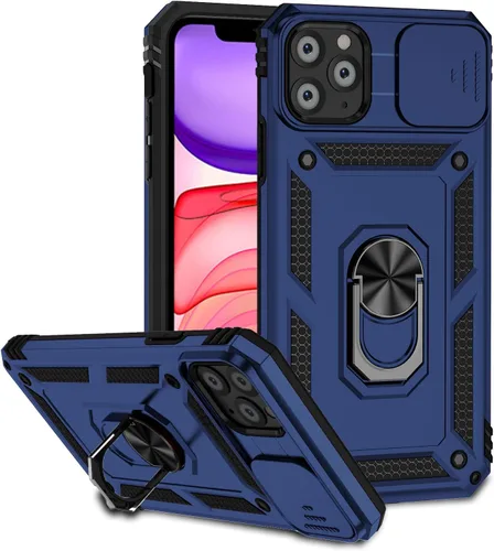 Vista 14 de Funda magnética compatible con iPhone 11 Pro Max de 6.5 pulgadas, funda magnética para iPhone 11 Pro Max con cubierta de cámara y soporte de grado