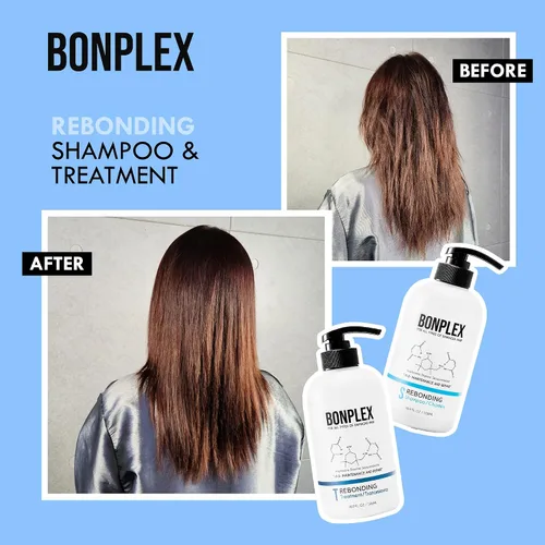 Vista 6 de Tratamiento de rebonding para todo tipo de cabello Para cabello dañado, seco, quebradizo, teñido, permanente y tratado químicamente Seguro