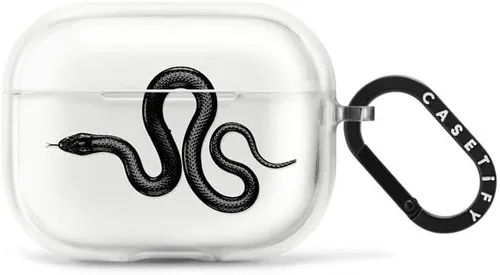 Vista 8 de CASETiFY Impact Airpods Pro (3ª) - Funda con anillo, color negro