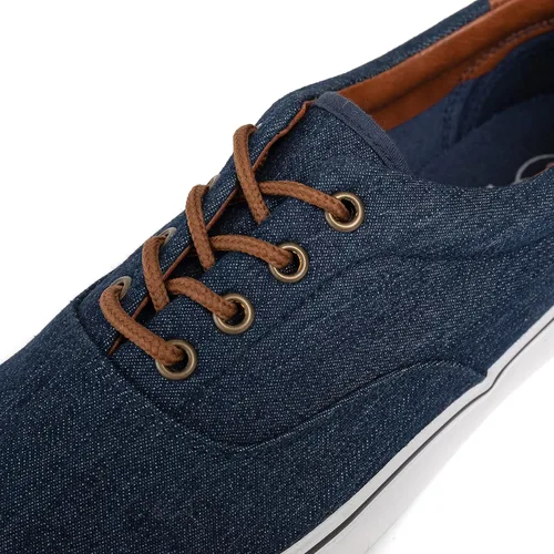 Vista 2 de Zapatos bajos clásicos negros para hombre, zapatillas de lona de moda con plantilla suave, zapatos de vestir casuales para hombres, zapatos cómodos