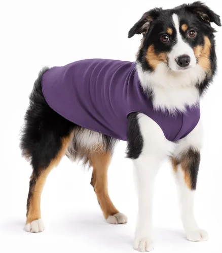 Vista 8 de Abrigo elástico de lana para perro, ropa suave y cálida para perro, suéter elástico para mascotas, lavable en lavadora, ecológico, para todo el año