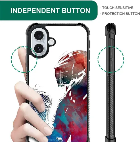 Vista 63 de Compatible con funda para iPhone 6 Plus/6s Plus,Bite Your Teeth Diseño de patrón asombroso, funda trasera dura de PC anti-arañazos y a prueba