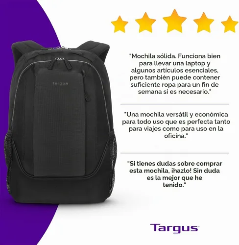 Vista 6 de Targus Mochila para portátil de 16 pulgadas Ascend Negro