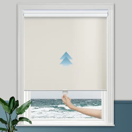 Vista 18 de Persilux Persianas Enrollables para Ventana Persianas sin Cordones para Ventana 100% Opacas Persianas Enrollables Protección UV Persianas de Ahorro
