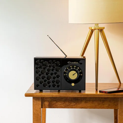 Vista 12 de Crosley CR3042A-BK Maverick Radio AM/FM portátil con receptor Bluetooth, color negro