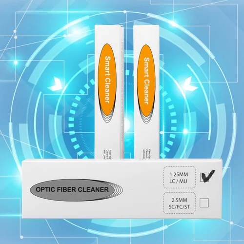 Vista 15 de 1 pc limpiador de fibra óptica Herramientas de fibra óptica Cleaing Pen para LC/MU 0.049 in Conector Más de 800 Limpia la cara del extremo
