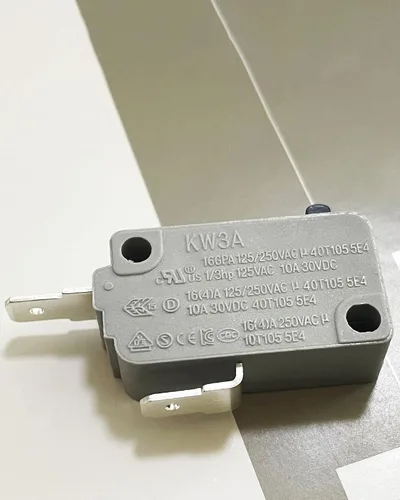 Vista 6 de 3 piezas kw3a interruptor de puerta de microondas YQBOOM 16A 125/250V Microondas Interlock Interruptor de repuesto Pieza de repuesto normalmente