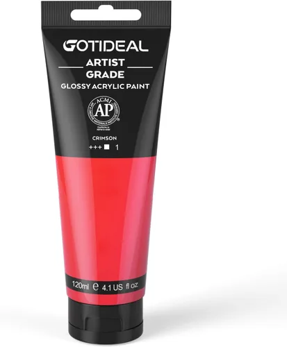 Vista 26 de GOTIDEAL Acrylic Paint Cerulean Blue Tubes(120ml, 4.1 oz)