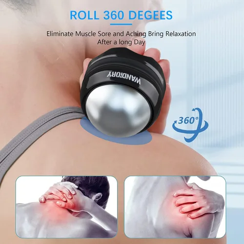 Vista 4 de Bola de Rodillo de Hielo, Bola de Rodillo de Masaje Frío Criosfera, Terapia de Calor/Frío, Liberación Miofascial, Recuperación Muscular, Alivio