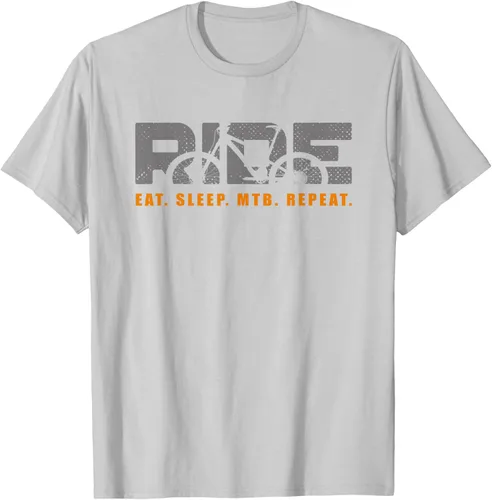 Vista 68 de Bicicleta de montaña - Camiseta MTB vintage Negro