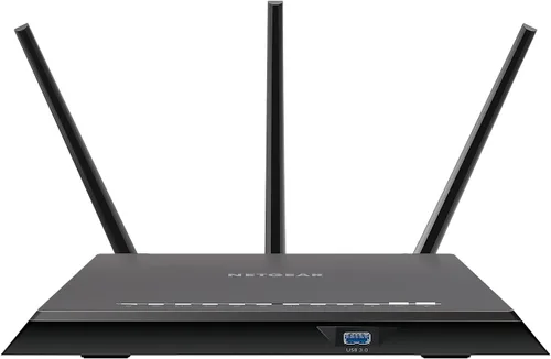 Vista 3 de NETGEAR Nighthawk Router Wi-Fi Inteligente (R7000) - Velocidad Inalámbrica AC1900 (Hasta 1900 Mbps) Cobertura de Hasta 1800 Pies Cuadrados y 30