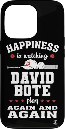 Vista 10 de iPhone 16 David Bote Happiness is Watching Gameday Case