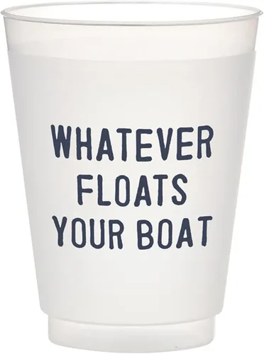 Vista 5 de Santa Barbara Design Studio Party Shot Glass - 10 vasos reutilizables de plástico sin BPA, 2 onzas, tequila de sal y lima