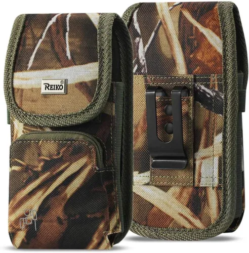 Vista 6 de Funda de nailon para cinturón de teléfono celular de grado militar para Android Samsung iPhone 16, 16 Pro, 15, 15 Pro, 14, 14 Pro, 13 Pro, 12, 12
