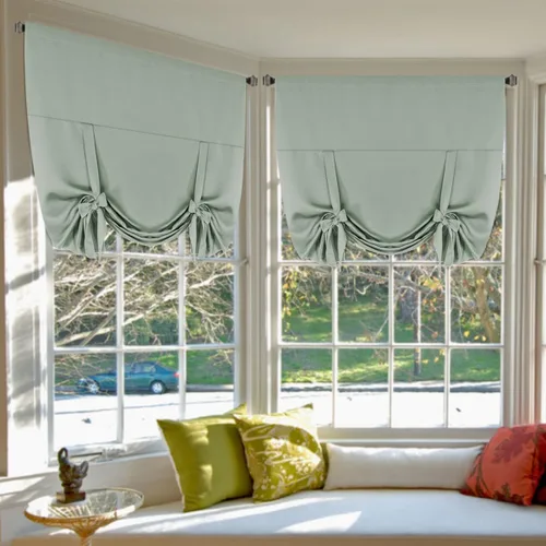 Vista 28 de H.Versailtex Estor Enrollable Borgoña para Ventana Pequeña con Aislamiento Térmico de Ahorro de Energía Panel de Cortina Corta con Bolsillo