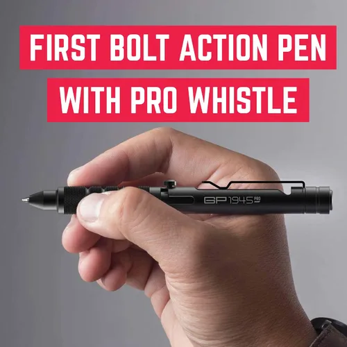 Vista 2 de GPCA - GP 1945 Pen LITE, Alternativa inteligente de luz de bolígrafo, multiherramienta recargable EDC con silbato de rescate multitono, medición