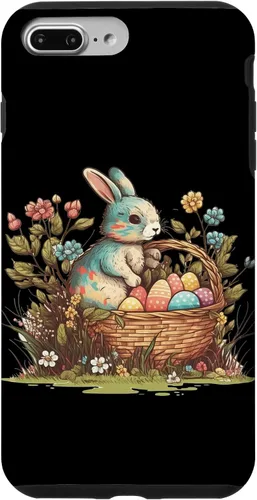 Vista 12 de Happy Easter Day Easter Bunny Happy Easter Egg Basket Case for iPhone 17