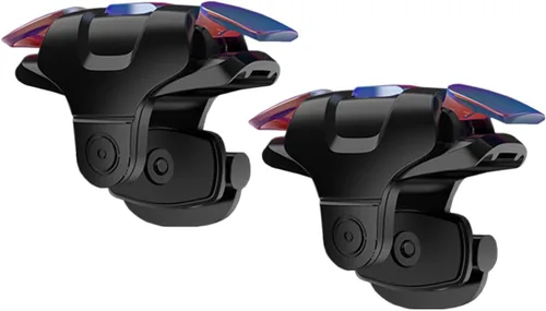 Vista 3 de Mikikit Phone Grip Controller 3 Pairs Gamepad Assist Mobile Game Handgrip Aim Fire Trigger for Phone Mobile Triggers Gaming s Durable Game Three 3
