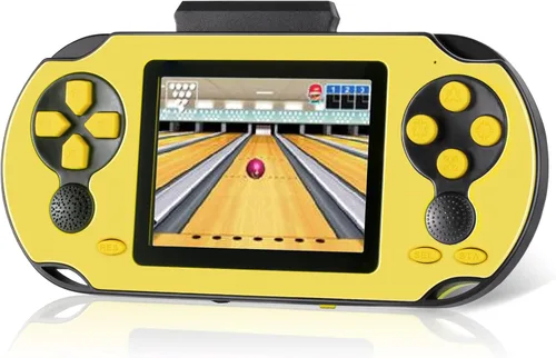 Vista 7 de TaddToy Juego de mano de 16 bits para niños y adultos, pantalla grande de 3.0 pulgadas precargada 230 HD videojuegos clásicos retro con batería