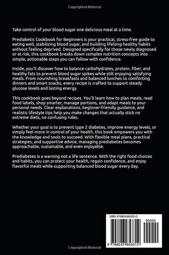 Vista 2 de PREDIABETIC COOKBOOK FOR BEGINNERS A Beginner's Guide To Managing Blood Sugar with Simple, Satisfying Food