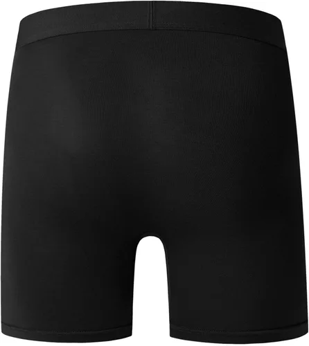 Vista 3 de YOULEHE - Paquete de bóxers de rayón para hombre, elásticos, de tela suave de bambú
